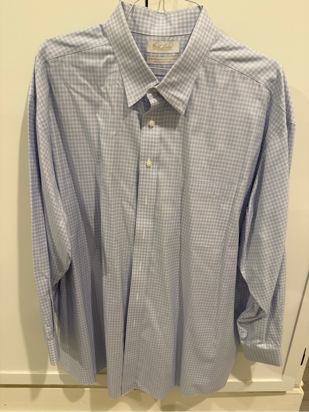 Roundtree & Yourke Gold Label Long Sleeve Button Up Dress Shirt